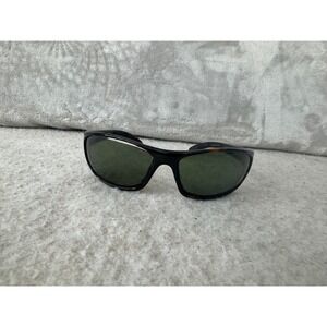 Bolle Anaconda 10335 Polarized Sunglasses Tortoise Shell Green Lens Wrap Mens